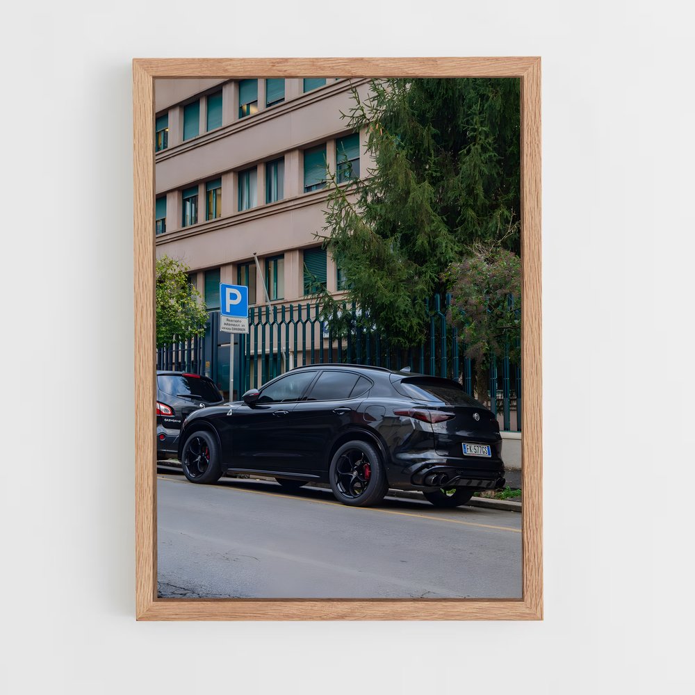 Poster Stelvio quadrifoglio – affiche Alfa Romeo (vue 4)